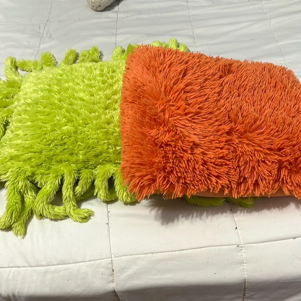 Set of two throw pillows